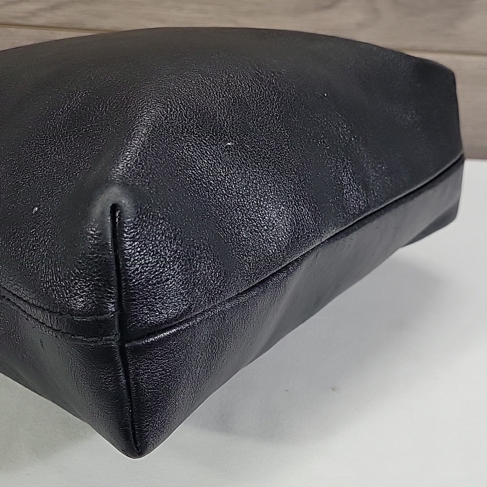 Madewell Small Black Leather Tote Crossbody Bag - Picture 6 of 13